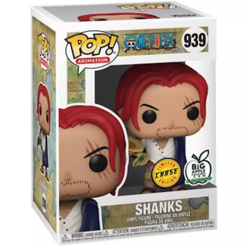 Funko Pop! Shanks #939 with Straw Hat Chase One Piece Box