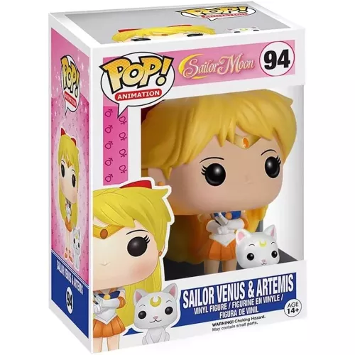 Funko Pop! Sailor Venus & Artemis #94 Sailor Moon Animation Box
