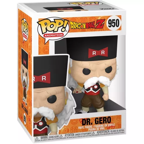 Funko Pop! Dr. Gero #950 Dragon Ball Z Animation Vinyl Figure Box