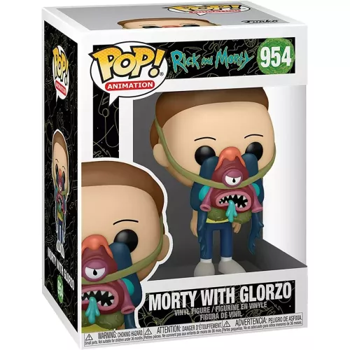Funko Pop! Morty With Glorzo #954 Rick and Morty Animation Box