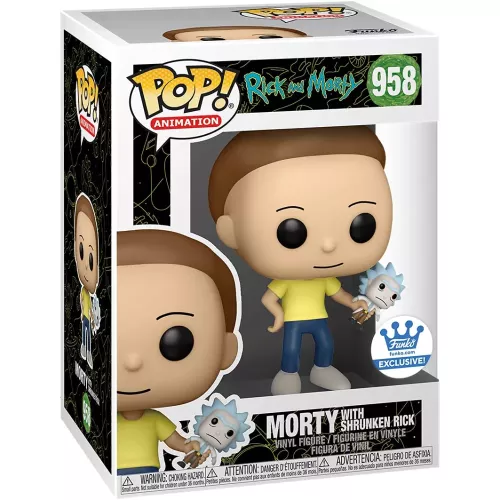 Funko Pop! Morty With Shrunken Rick #958 Rick and Morty Box