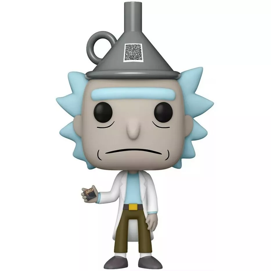 Rick With Funnel Hat