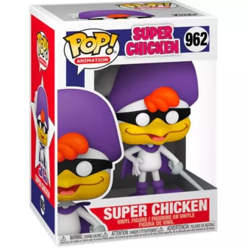 Funko Pop! Super Chicken #962 Animation Vinyl Figure Box