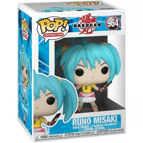Funko Pop! Runo Misaki #964 Bakugan Animation Vinyl Figure Box