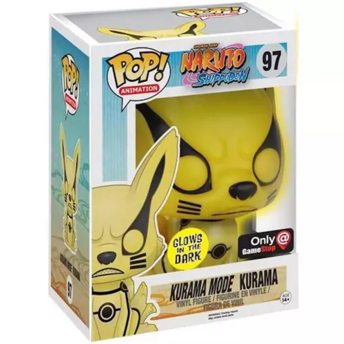 Funko Pop! Kurama Mode Kurama #97 6 Inch Glows in the Dark Box