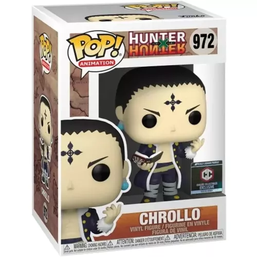 Funko Pop! Chrollo #972 Hunter x Hunter Animation Vinyl Figure Box