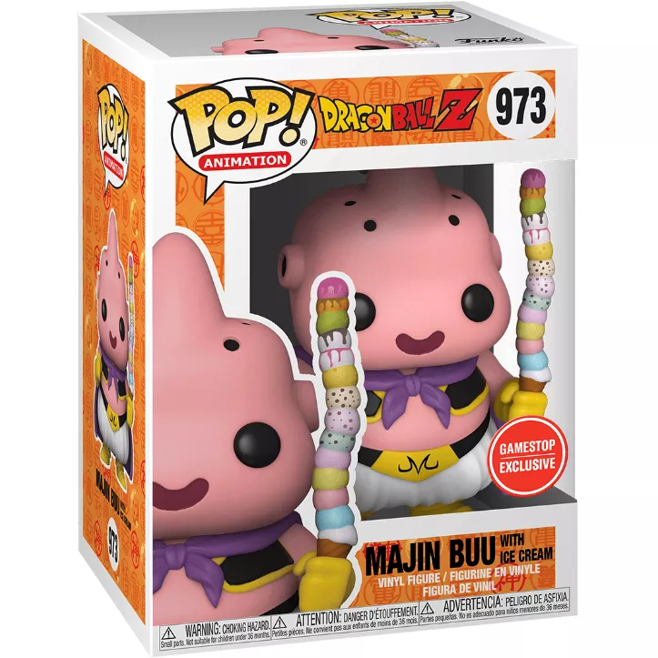Majin Buu with Ice Cream Box