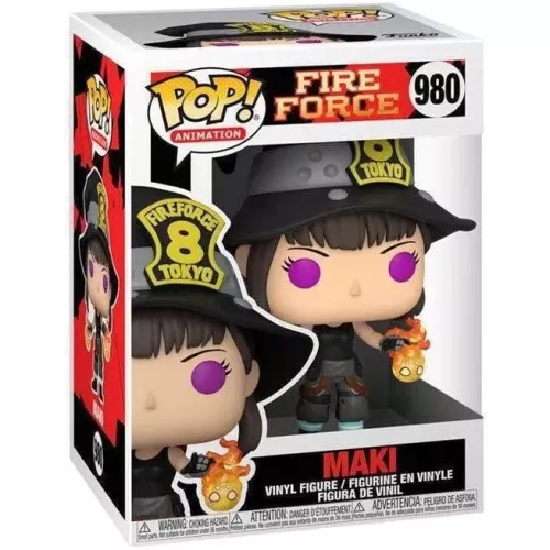 Funko Pop! Maki #980 Fire Force Animation Vinyl Figure Box