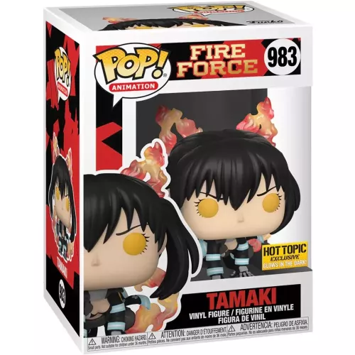 Funko Pop! Tamaki #983 Glows in the Dark Fire Force Box