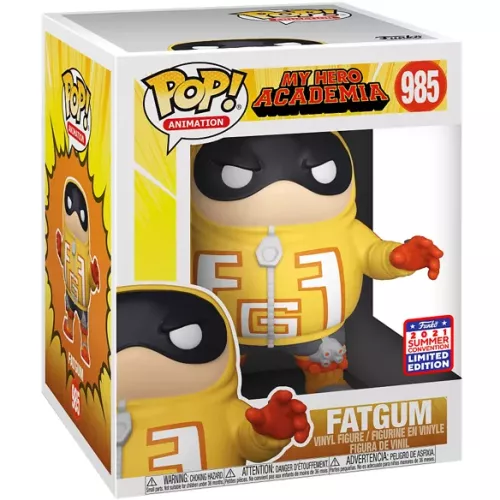Funko Pop! Fatgum #985 6 Inch My Hero Academia Animation Box