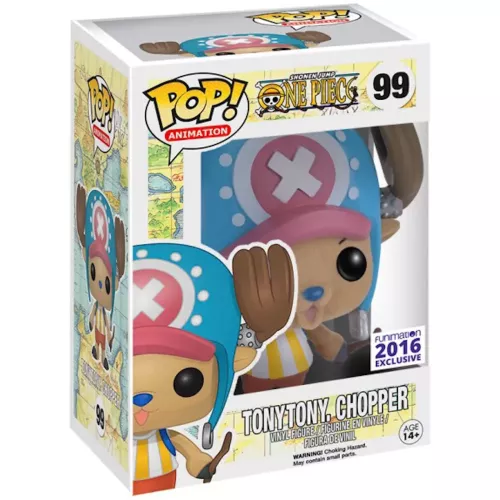 Funko Pop! Tony Tony. Chopper #99 Flocked Shonen Jump One Piece Box