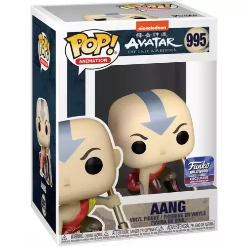 Funko Pop! Aang #995 Crouching Metallic Nickelodeon Avatar The Last Airbender Box