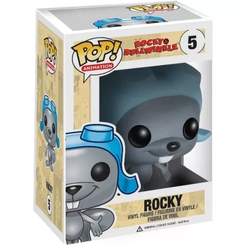 Funko Pop! Rocky #5 Rocky & Bullwinkle Animation Vinyl Figure Box
