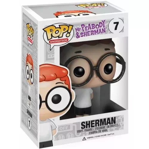 Funko Pop! Sherman #7 Mr. Peabody & Sherman Animation Box