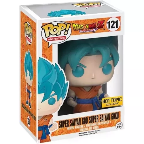 Funko Pop! Super Saiyan God Super Saiyan Goku #121 Box