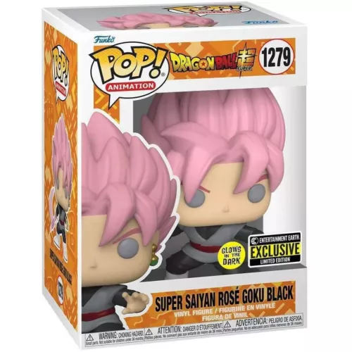 Funko Pop! Super Saiyan Rosé Goku Black #1279 Glows in the Dark Box