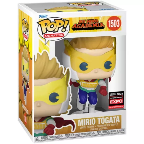 Funko Pop! Mirio Togata #1503 My Hero Academia Animation Box