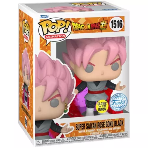 Funko Pop! Super Saiyan Rosé Goku Black #1516 Glows in the Dark Box