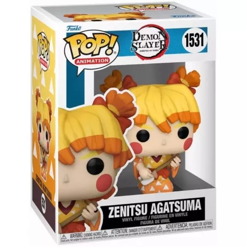 Funko Pop! Zenitsu Agatsuma #1531 Demon Slayer Kimetsu no Yaiba Box