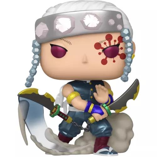 Funko Pop! Tengen Uzui #1533 Chase Metallic Demon Slayer Kimetsu no Yaiba