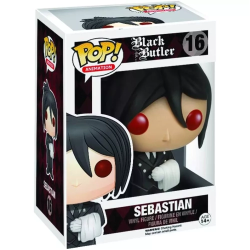 Funko Pop! Sebastian #16 Black Butler Animation Vinyl Figure Box