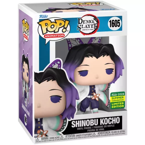 Funko Pop! Shinobu Kocho #1605 Demon Slayer Kimetsu no Yaiba Box