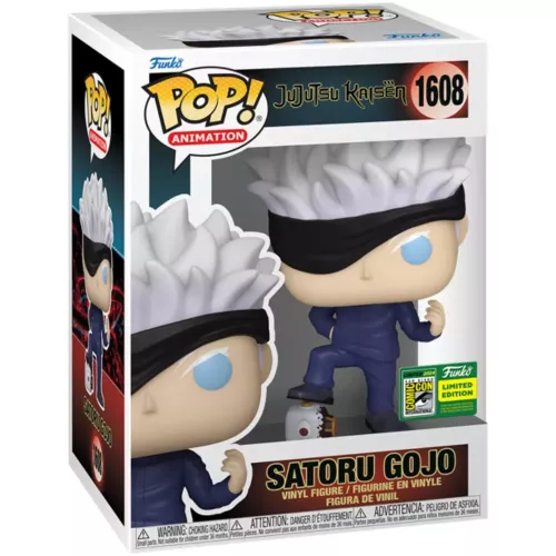 Funko Pop! Satoru Gojo #1608 Standing on Jogo Jujutsu Kaisen Box