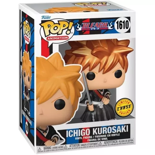 Funko Pop! Ichigo Kurosaki #1610 Chase Metallic Bleach Box