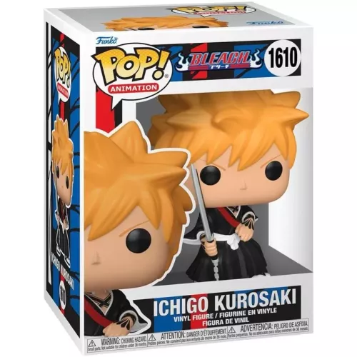 Funko Pop! Ichigo Kurosaki #1610 Bleach Animation Vinyl Figure Box