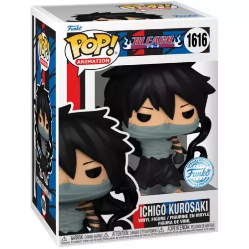 Funko Pop! Ichigo Kurosaki #1616 Bleach Animation Vinyl Figure Box