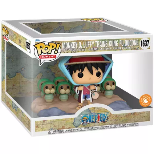 Funko Pop! Monkey D. Luffy Trains Kung Fu Dugong #1637 Box