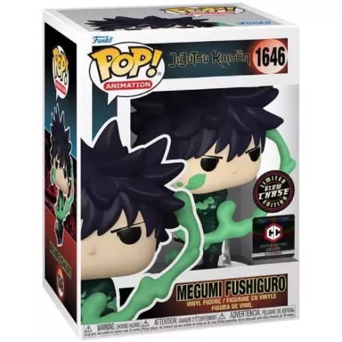 Funko Pop! Megumi Fushiguro #1646 Chase Glows in the Dark Box