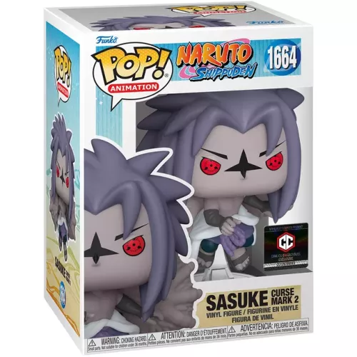 Funko Pop! Sasuke Curse Mark 2 #1664 Naruto Shippuden Box