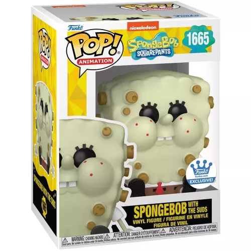 Funko Pop! SpongeBob with the Suds #1665 Nickelodeon SpongeBob SquarePants Box