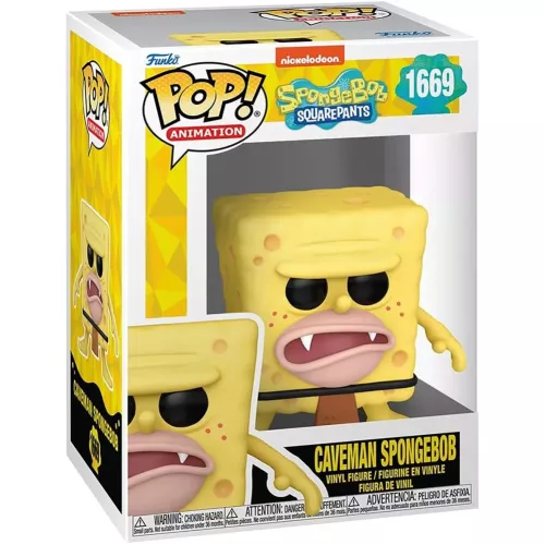 Funko Pop! Caveman SpongeBob #1669 Nickelodeon SpongeBob SquarePants Box