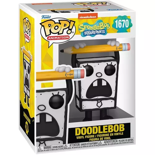 Funko Pop! DoodleBob #1670 Nickelodeon SpongeBob SquarePants Box