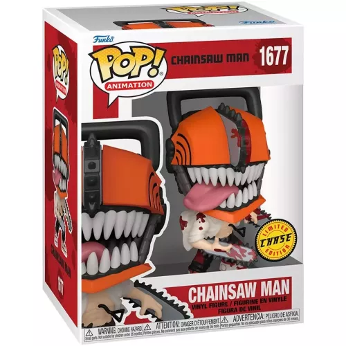 Funko Pop! Chainsaw Man #1677 Chase Bloody Animation Box
