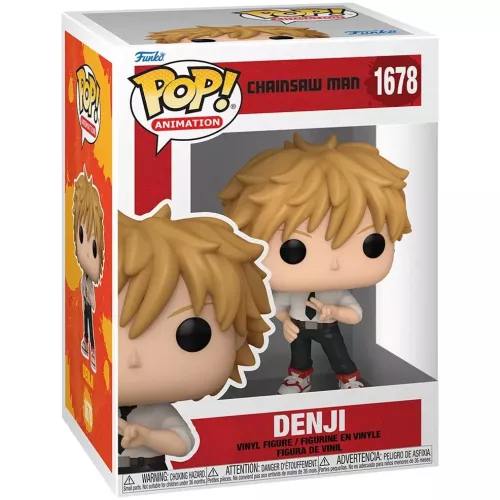 Funko Pop! Denji #1678 Chainsaw Man Animation Vinyl Figure Box