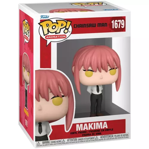 Funko Pop! Makima #1679 Chainsaw Man Animation Vinyl Figure Box