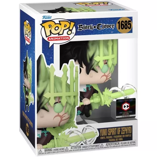 Funko Pop! Yuno (Spirit of Zephyr) #1685 Black Clover Box