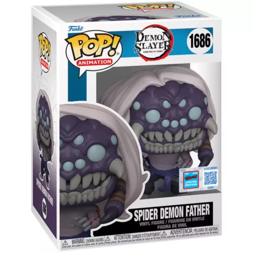 Funko Pop! Spider Demon Father #1686 Demon Slayer Kimetsu no Yaiba Box