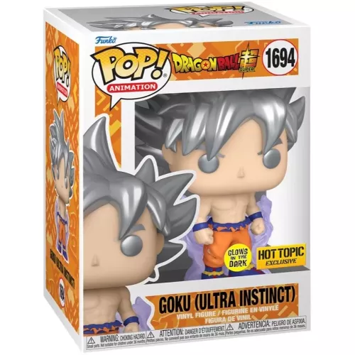 Funko Pop! Goku (Ultra Instinct) #1694 Glows in the Dark Box