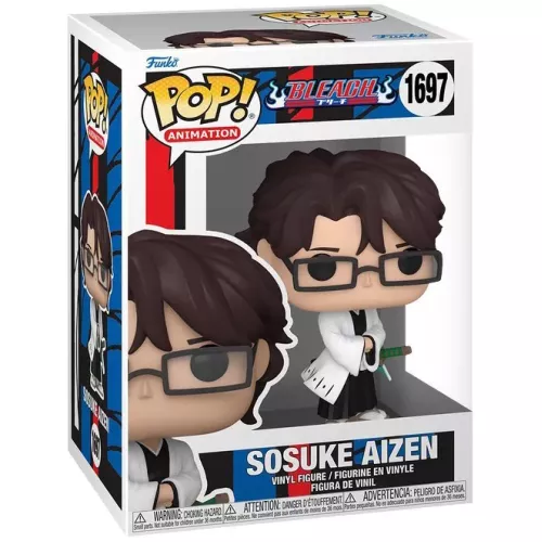 Funko Pop! Sosuke Aizen #1697 Bleach Animation Vinyl Figure Box