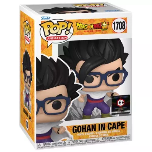Funko Pop! Gohan in Cape #1708 Dragon Ball Super Super Hero Box