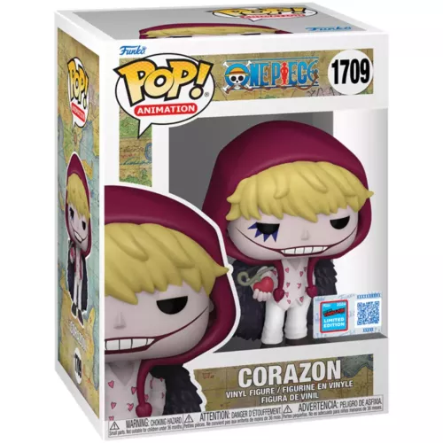 Funko Pop! Corazon #1709 with Devil Fruit One Piece Box