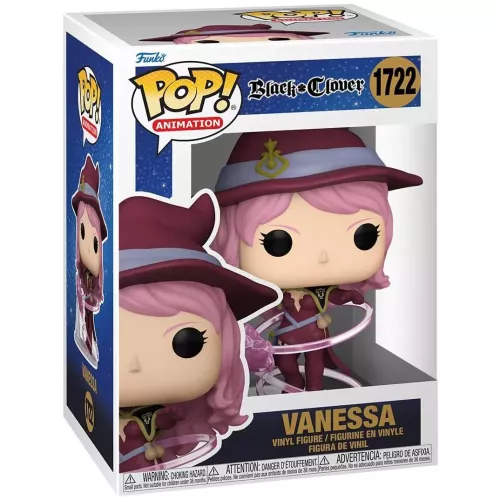 Funko Pop! Vanessa #1722 Black Clover Animation Vinyl Figure Box
