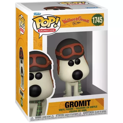 Funko Pop! Gromit #1745 Wallace & Gromit Est. 1989 Inch Box