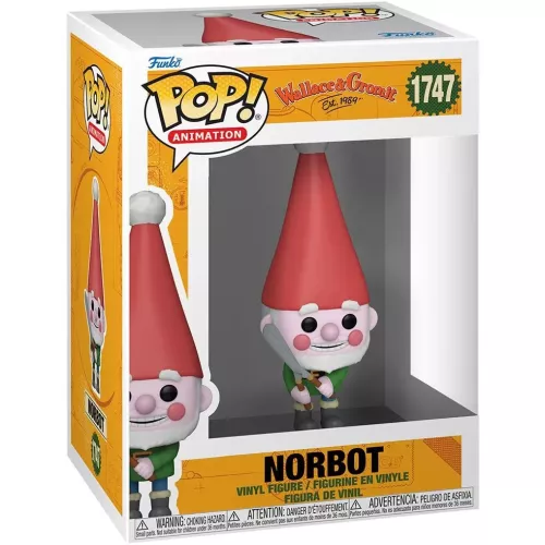 Funko Pop! Norbot #1747 Wallace & Gromit Est. 1989 Inch Box