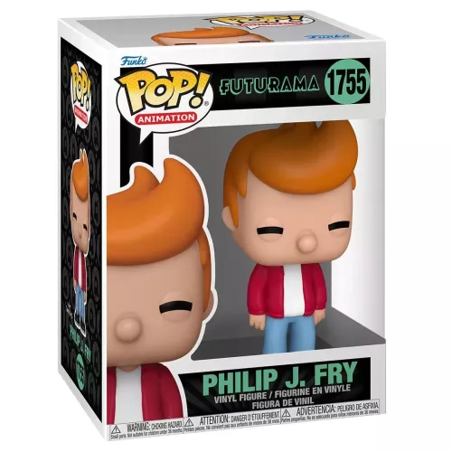 Funko Pop! Philip J. Fry #1755 Futurama Animation Vinyl Figure Box