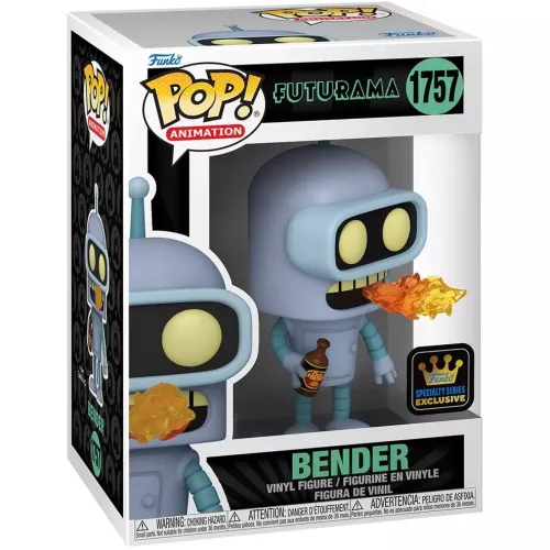 Funko Pop! Bender #1757 Futurama Animation Vinyl Figure Box